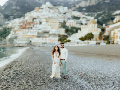 Lovers on the Amalfi Coast